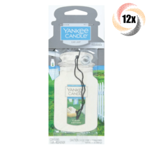 12x Packs Yankee Candle Jar Car Hanging Air Freshener | Clean Cotton Scent - £30.42 GBP
