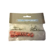 JDMSPEED Red Jdm Billet Aluminum Fender/ Bumper Engine Bay Dress Up Kit - $8.90