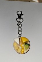 Cheese Charcuterie Clip On  Accessory Women&#39;s Fob Food Charm - £6.98 GBP