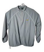 Masters Collection Men M Long Sleeve Pullover Zip Grey Golf Windbreaker ... - $58.66