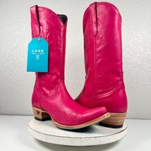 Lane EMMA JANE Womens Pink Cowboy Boots Womens 11 Leather Western Tall S... - $168.30