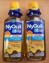 2x Vicks NyQuil Kids Honey Cold &amp; Cough + Congestion - 8 FL OZ Each ~ Ex... - $14.73
