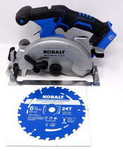 Kobalt Kcs 124B-03 24V 24 Volt Brushless 6.5&quot; Circular Saw With 24T Blade - New! - £57.96 GBP