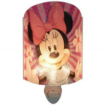 Walt Disney Minnie Mouse Art Figure Acrylic NightLight, NEW UNUSED - £10.69 GBP