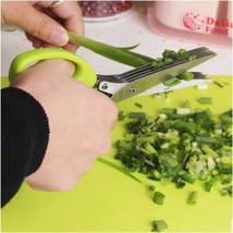 19cm Minced 5 Layers Basil Rosemary Kitchen scissor Shredded Chopped Sca... - £7.20 GBP