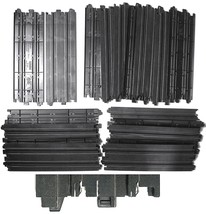 36pc Tomy Aurora Afx Slot Car 9" Straight Track Sections 229MM Unused Bulk 8622 - $114.99