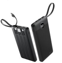 Coowisty Portable Charger with Built in Cables, Slim 10000mAh Power Bank... - $39.48