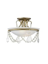 Livex Lighting 6523-48 Chesterfield/Pennington 2 Light Ceiling Mount - $166.41