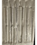EYWAMAGE 6 Flameless Taper Battery Operated Wax Candle WHITE Flickering ... - €29,85 EUR