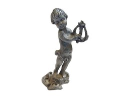 Antique 18th Century Pewter Figural Cherub Angel Sealing Wax Seal  Fob I... - $149.99