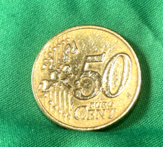 Germany 50 Cent Euro A 2002 Coin Very Rare &amp; Mint Condition - £51.41 GBP