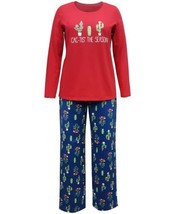 allbrand365 designer Matching Womens Cactus The Season Pajama Set,S - £29.38 GBP