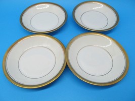 Theodore Haviland New York Berkeley Set Of 4 Gold Trim 5&quot; Dessert Bowls VGC - $39.00