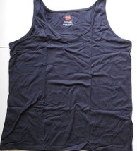 Hanes Navy Blue Live. Love. Color Scoop Neck Tank Top, US XXLarge - $13.85