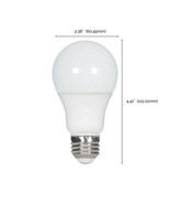 Satco 60 watts Nuvo A19 E26 Medium LED Bulb Cool White - Pack of 100 - $3,749.28 MXN