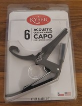 KYSER Musical Products - Acousic Quick Change CAPO 6-String Guitar KG6BA - Black - £20.15 GBP