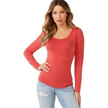 Sofia Jeans by Sofia Vergara Women&#39;s Back Cutout Long Sleeve Top Blouse with Tie - £11.02 GBP