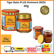 TIGER BALM (Red) Pain Relief Ointment PLUS Strength 30g (1 pack) Free Shipping! - £9.73 GBP