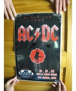 ACDC Poster AC/DC ACDC Concert Metal Sign Des Moines 10 10 2009 - £408.82 GBP