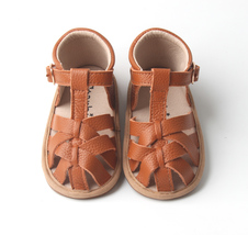 Brown Soft-Sole Sandals, Toddlers Sandals, Non-Slip Toddler Sandals, Bab... - $22.00+