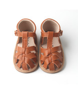 Brown Soft-Sole Sandals, Toddlers Sandals, Non-Slip Toddler Sandals, Bab... - $18.00+