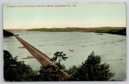 Lancaster Co PA Susquehanna River From Chickies Rock Postcard O29 - £4.75 GBP