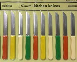 FIXWELL Stainless Steel Knife Small Kitchen Vegetable Knives Assorted Se... - $15.56