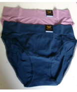 2 Wacoal Feeling Flexible Hi Cut Brief Size X-Large Style 871332 Blue an... - $24.70