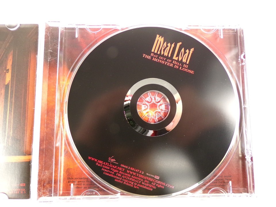 Meat Loaf  Bat Out Of Hell 3 The Monster Is Loose Blind As A Bat CD#54 Item image 5