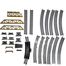 Lot Of HO Vintage Tyco Track Curved Straight Rerailer Bridge Trestle Incomplete - £12.71 GBP