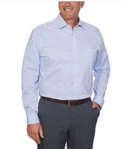 Calvin Klein Mens Dress Shirt Light Blue Wrinkle-Free Stretch Long Sleeves - $49.99