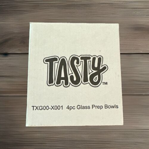 Tasty 4pc Glass Prep Bowls TXG00-X001 - New  - $12.19