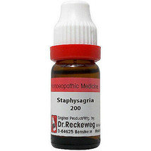 Dr. Reckeweg Staphysagria 200 Ch (11ml) Homeopathic Remedy - £9.54 GBP