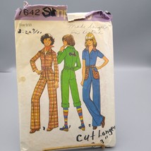 Vintage Sewing PATTERN Simplicity 7642, Young Junior Teen 1976 Jumpsuit,... - £15.98 GBP