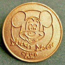 Vintage Disney Mickey Mouse Club Copper Tone Lapel Trading Pin  NOS T3 - $14.99