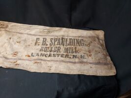 Early 1900s F.B. Spaulding Lancaster NH Roller Mill Feed Flour Grain Can... - $79.99