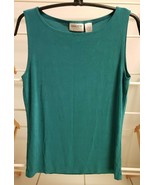 Chicos Travelers Sea Green Tank Top Size 0 Small - $29.65