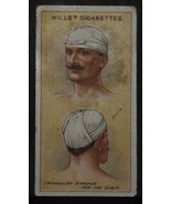 VINTAGE WILLS CIGARETTE CARDS FIRST AID TRIANGULAR BANDAGE No # 5 NUMBER... - £1.37 GBP