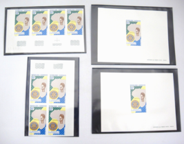 Gabon 75th Anniversary Rotary Int Proof Stamps Lot of 4 in Mounts 45650 - $6.92