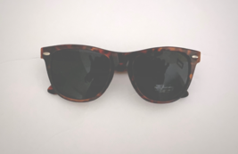 Wayfare Style Sunglasses Demi Tortoise Smoke Lens Classic 80s Retro Vintage  - £7.56 GBP