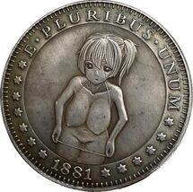 E Pluribus Unum - médaillon fantastique avec illustration nue - $18.54 CAD