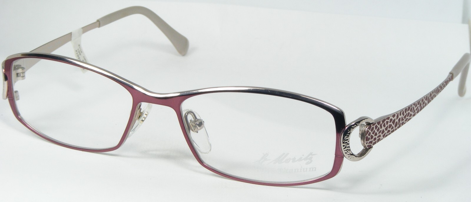 St.Moritz 45018 001 Burgundy Bacca / Argento Unico Occhiali da Sole 51-1... - $96.02