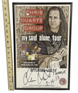 VINTAGE POSTER Chris Duarte Group &#39;My Soul Alone Tour&#39; Signed &amp; Framed - $727.37 CAD