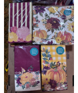 Pioneer Woman Harvest  Paper Guest Napkins, assorted bundlle, lot of 12 ... - $16.82