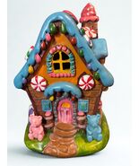 7&quot; LED Gingerbread Candy House Figurine | Tabletop Christmas Decor - $34.99