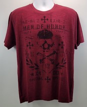 DA) Retrofit Men&#39;s Graphic Short Sleeve Tee Shirt Crew Neck Men of Honor... - $222.38 MXN