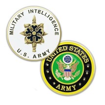 ARMY MILITARY INTELLIGENCE 1.75&quot; CHALLENGE COIN - $36.99