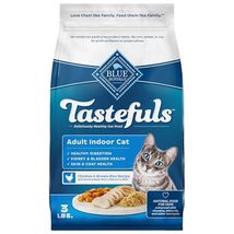 Blue Buffalo Tastefuls Natural Dry Food for Adult Indoor Cats, Chicken &amp;... - $53.07