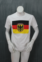 Vintage Graphic T-shirt - Germany Coat of Arms and Flag - Men&#39;s Large - £38.33 GBP