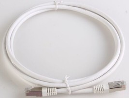 7 ft. CAT6a Shielded (10 GIG) STP Network Cable w/Metal Connectors - White - £5.67 GBP